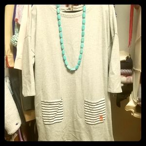 Nautical 3/4 Dress XL